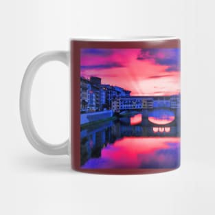 Dawn. Ponte Vecchio. Florence. Italy. Mug